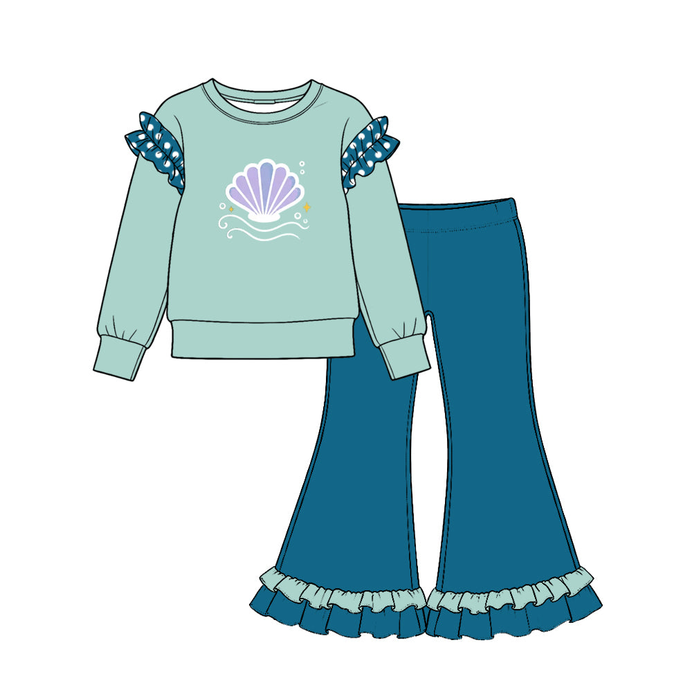 Pre order solid color princess outfit girls clothing