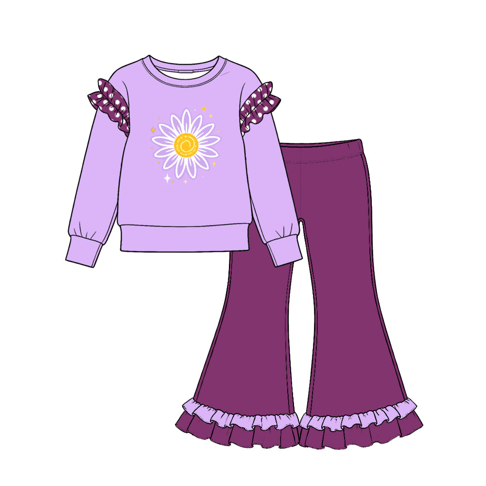 Pre order solid color princess outfit girls clothing