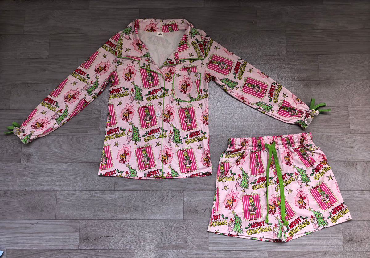 pre order ginchmas adult women pajamas for Christmas