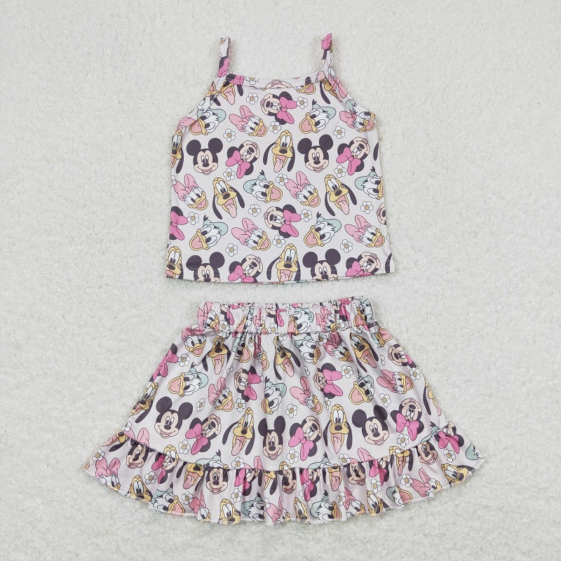 GSD0872 cartoon vest and skirt suit