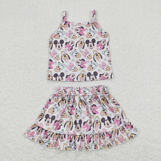 GSD0872 cartoon vest and skirt suit