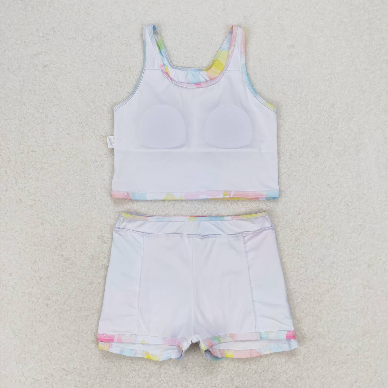 GSD0991 Colorful sleeveless culottes swimsuit suit