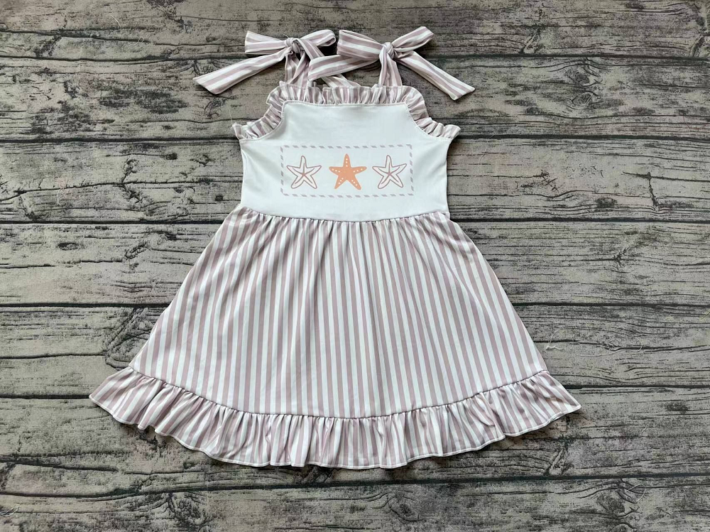 GSD1106 Starfish striped lace slip dress