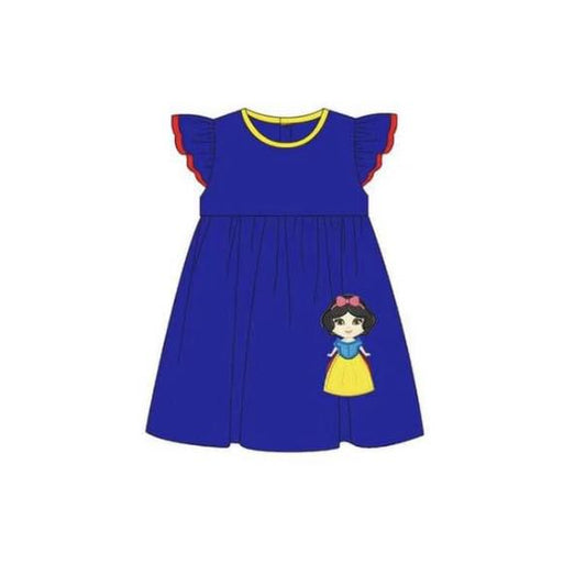 presale GSD1150 Princess navy blue flying sleeve dress