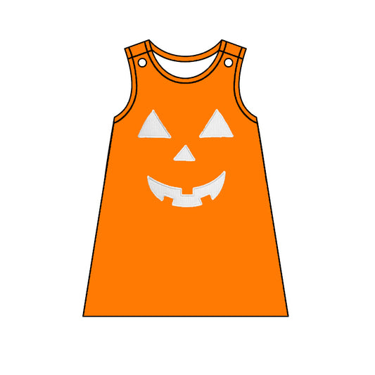 presale GSD1376 Halloween Orange Sleeveless Dress
