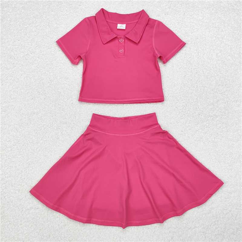 Match Baby Girls Colorful Skirts Girls Yoga Clothes Set  D 3.31