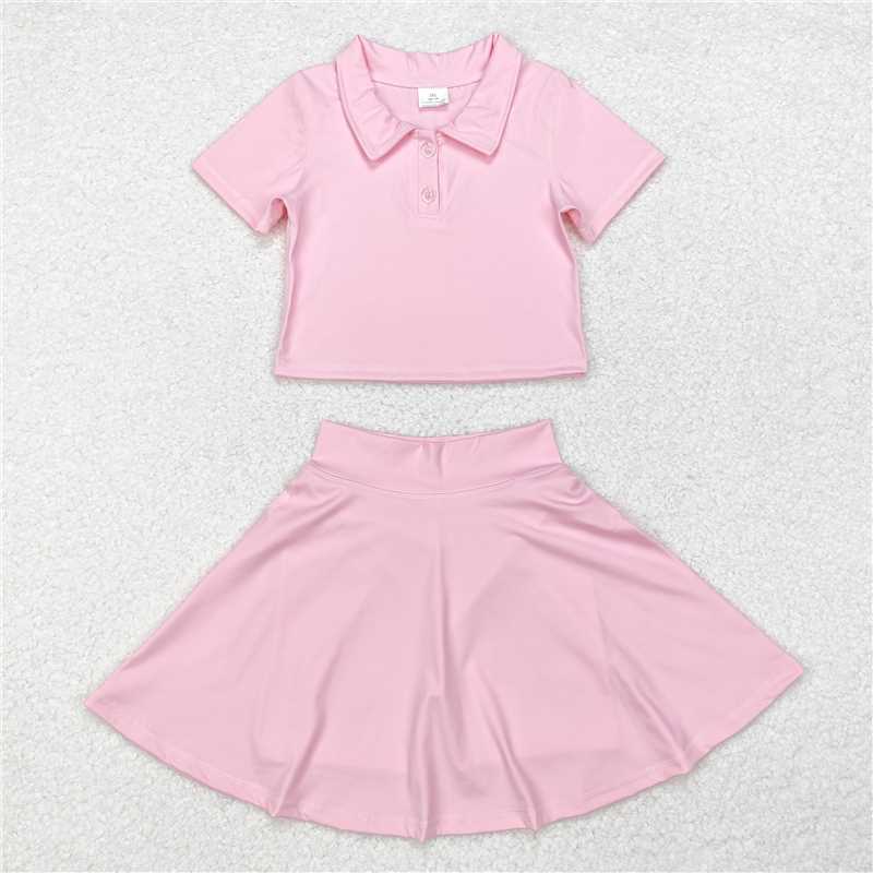 Match Baby Girls Colorful Skirts Girls Yoga Clothes Set  D 3.31