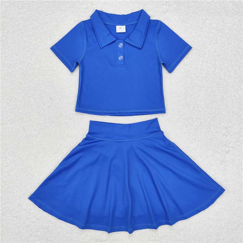 Match Baby Girls Colorful Skirts Girls Yoga Clothes Set  D 3.31