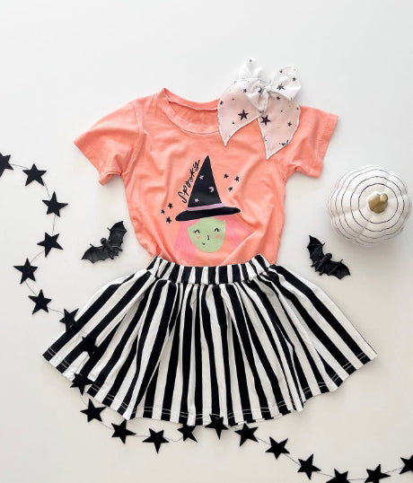 presale GSD1406 baby girl clothes witch toddler girl halloween outfit 2024 7.15