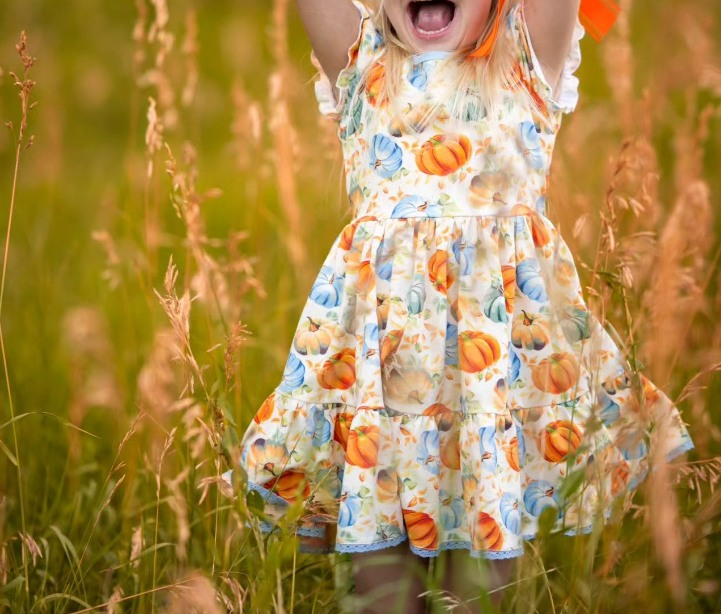 presale GSD1424 Pumpkin White Short Sleeve Dress  2024 8.6