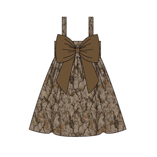 presale GSD1600  Branch Camouflage Bowknot Suspender Dress  2024 11.17