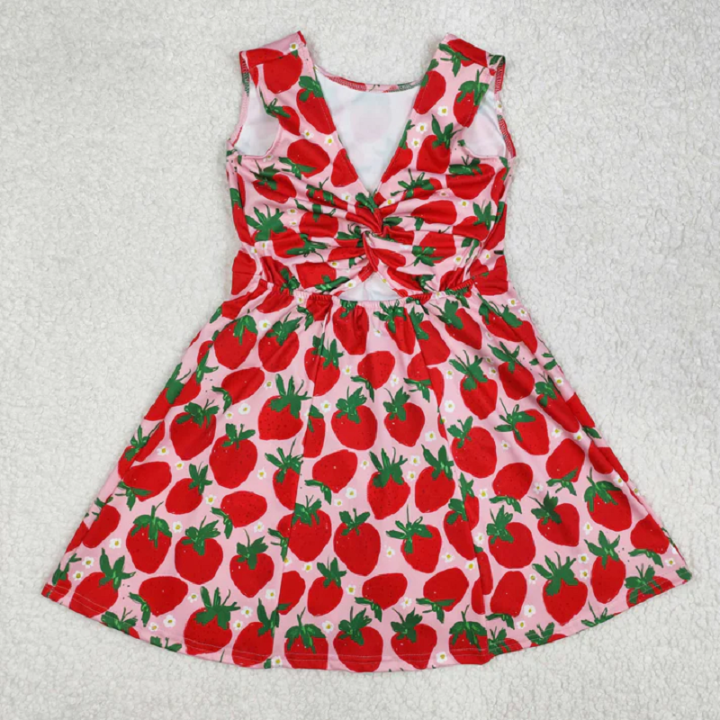 Match 9 Colors Baby Girls Red Flowers Active Yoga Athletic Dresses D 4.9