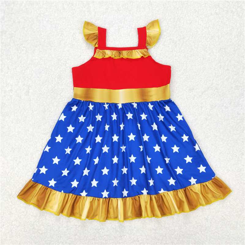 Match Baby Girls Cokorful Knee Length Dresses D 3.17
