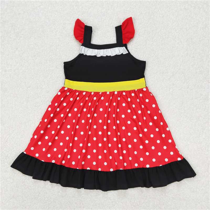 Match Baby Girls Cokorful Knee Length Dresses D 3.17