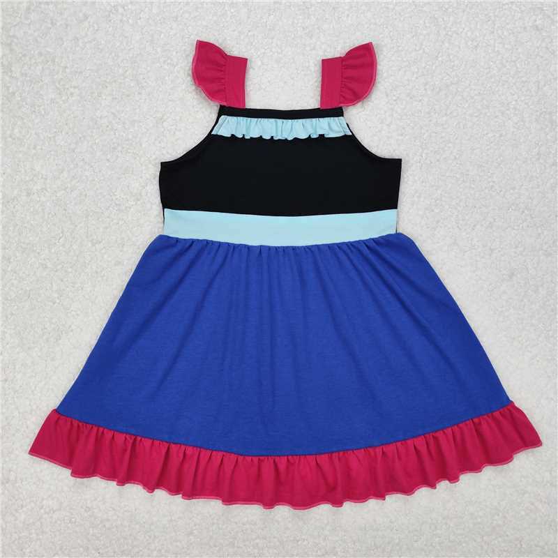 Match Baby Girls Cokorful Knee Length Dresses D 3.17