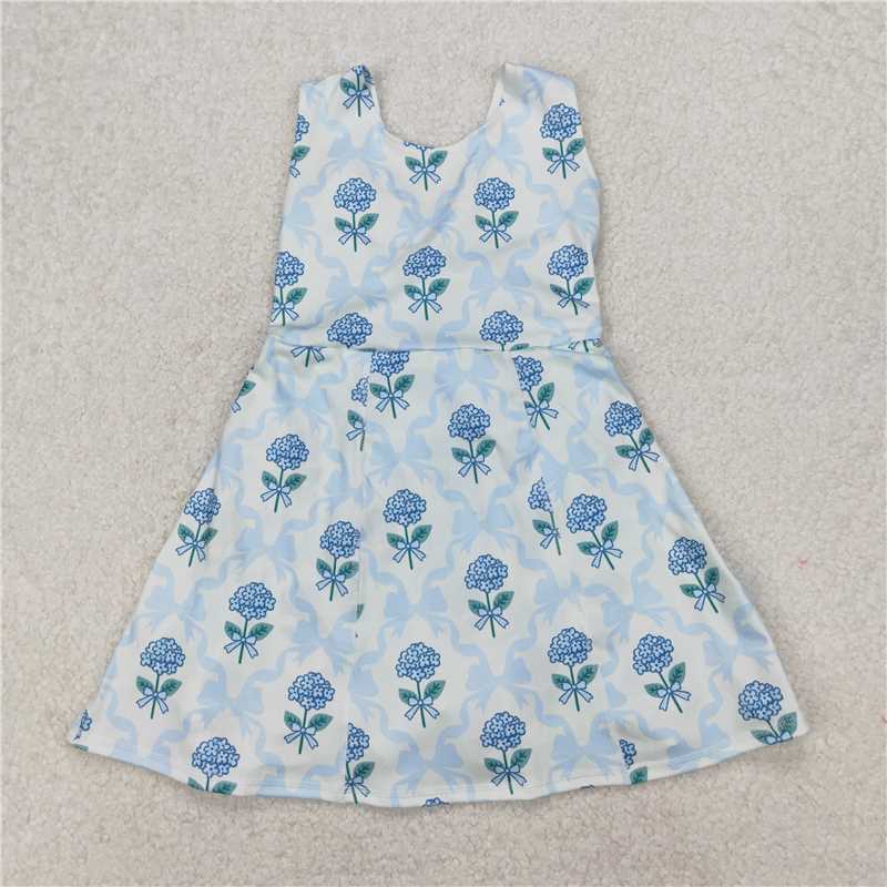 Match 9 Colors Baby Girls Red Flowers Active Yoga Athletic Dresses D 4.9