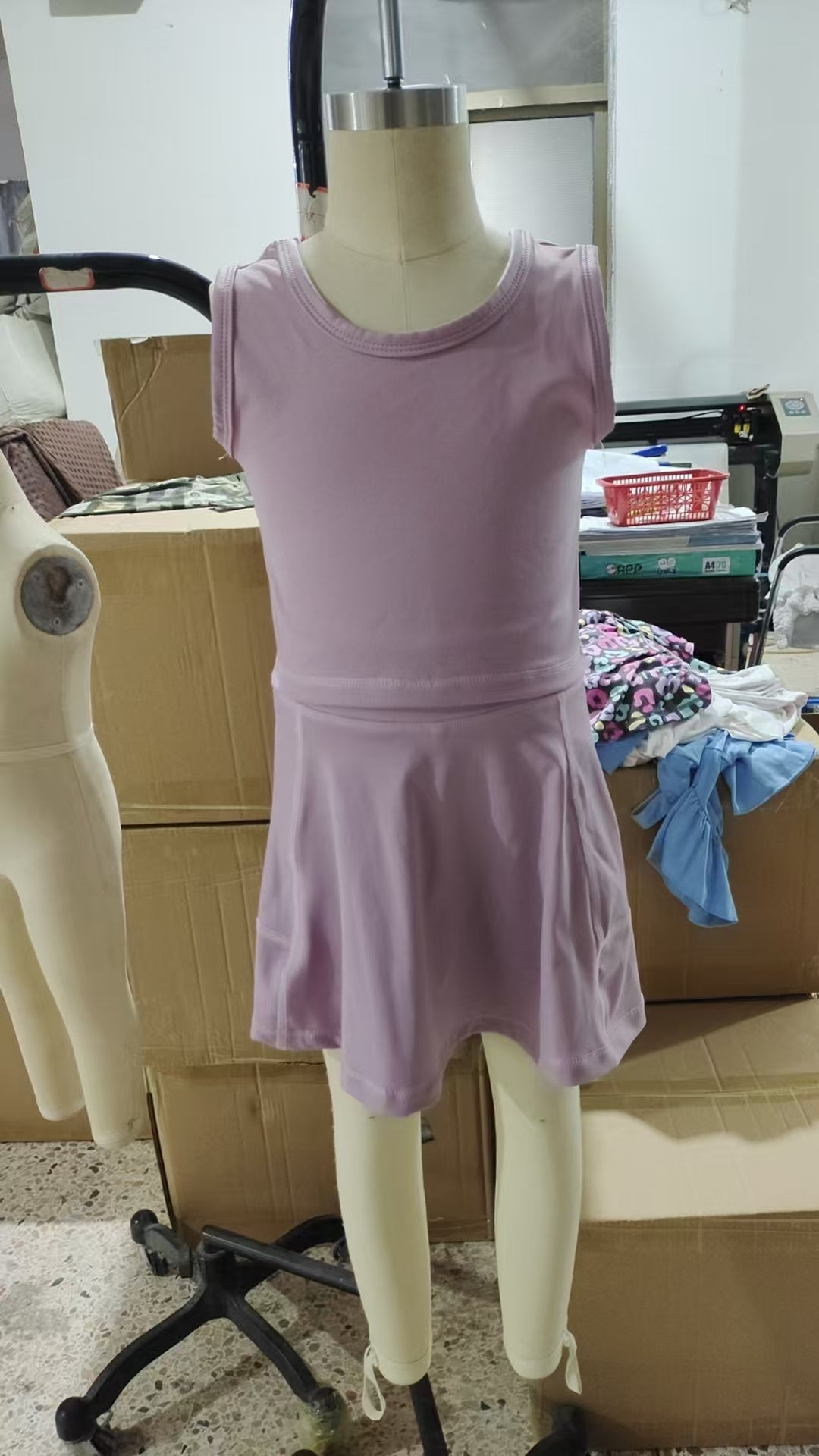 GSD1980 Baby Girls Dark Grey Vest Top Sports Skorts Clothes Sets  D 4.11