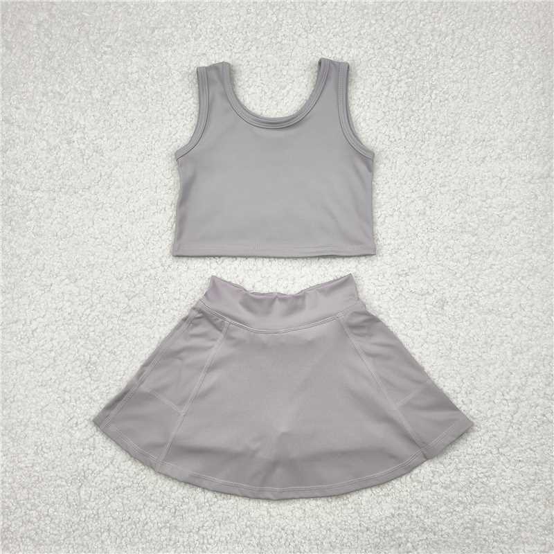 Match Baby Girls Colorful Skirts Girls Yoga Clothes Set  D 4.19 D 4.19