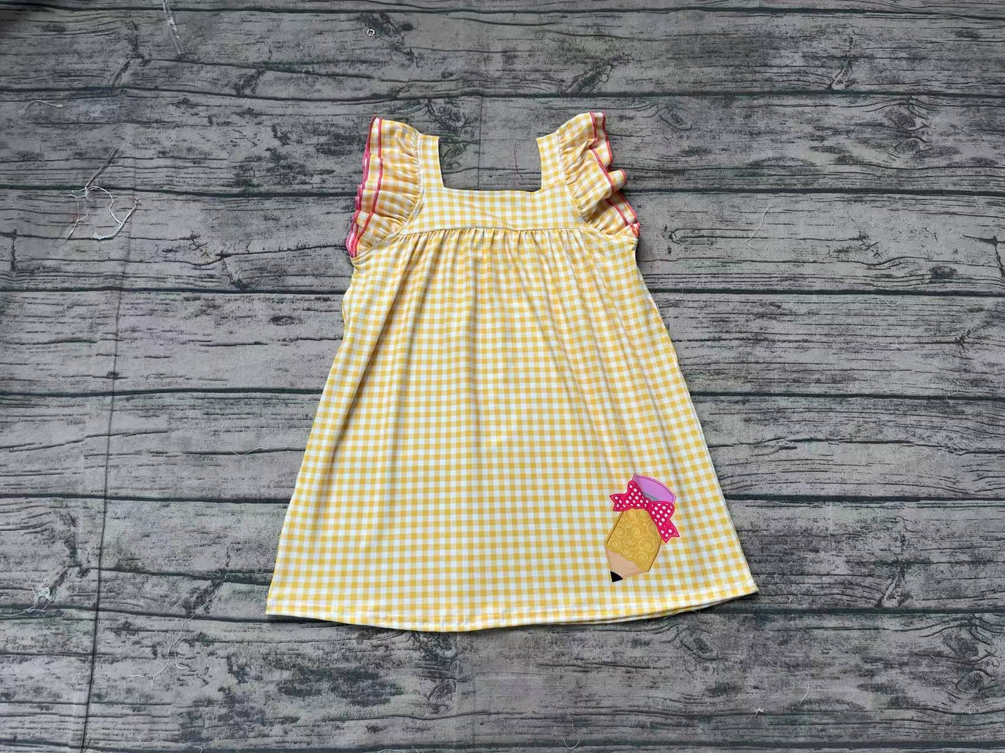 GSD2012  Baby Girls Back To School Pencil Knee Length Dresses  D 3.17