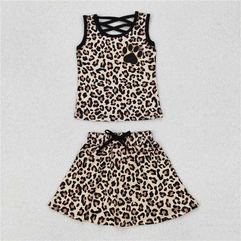 Match 7 Colors Baby Girls Shirt Skorts Skirts Outfits D 4.9