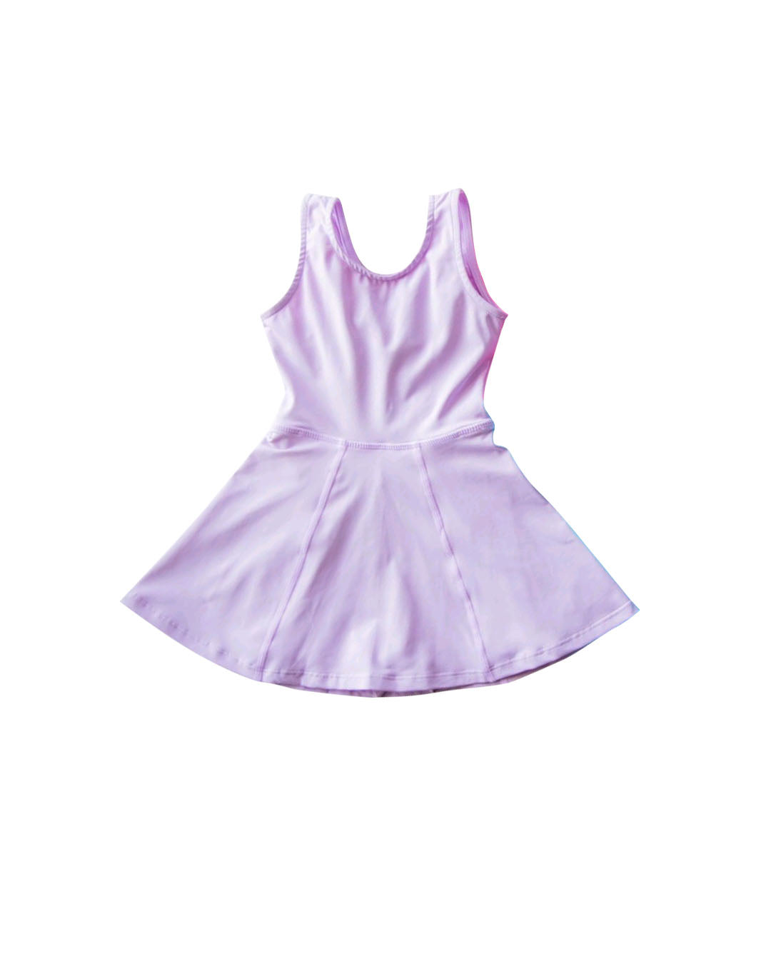 presale GSD2429  Baby Girls Lavender Yoga Skort Knee Length Dresses  D 4.1