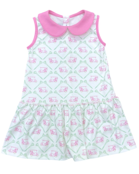 presale GSD2467 Baby Girls Sleeveless Golf Knee Length Dresses   D 4.4