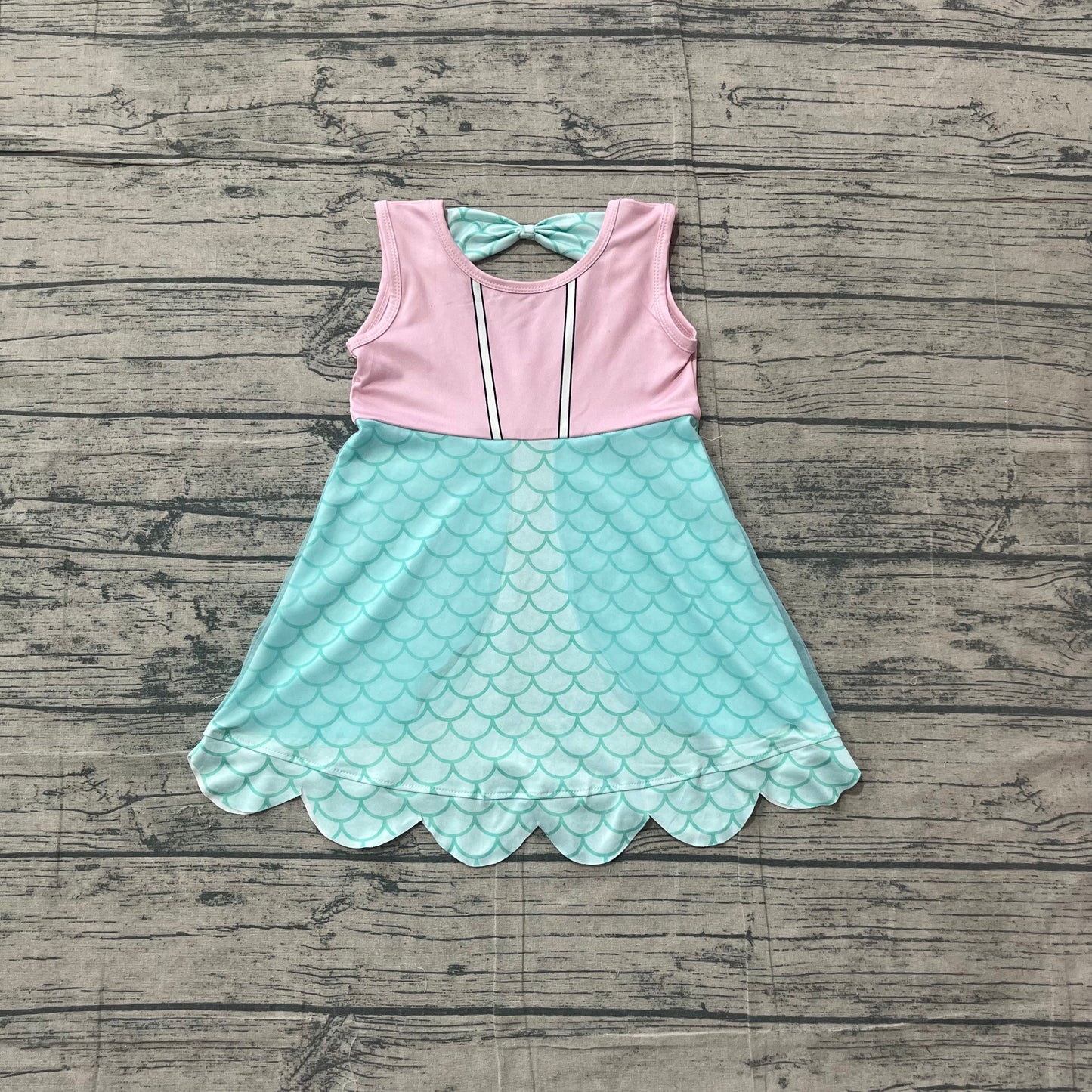 Pre order mermaid scallop dress