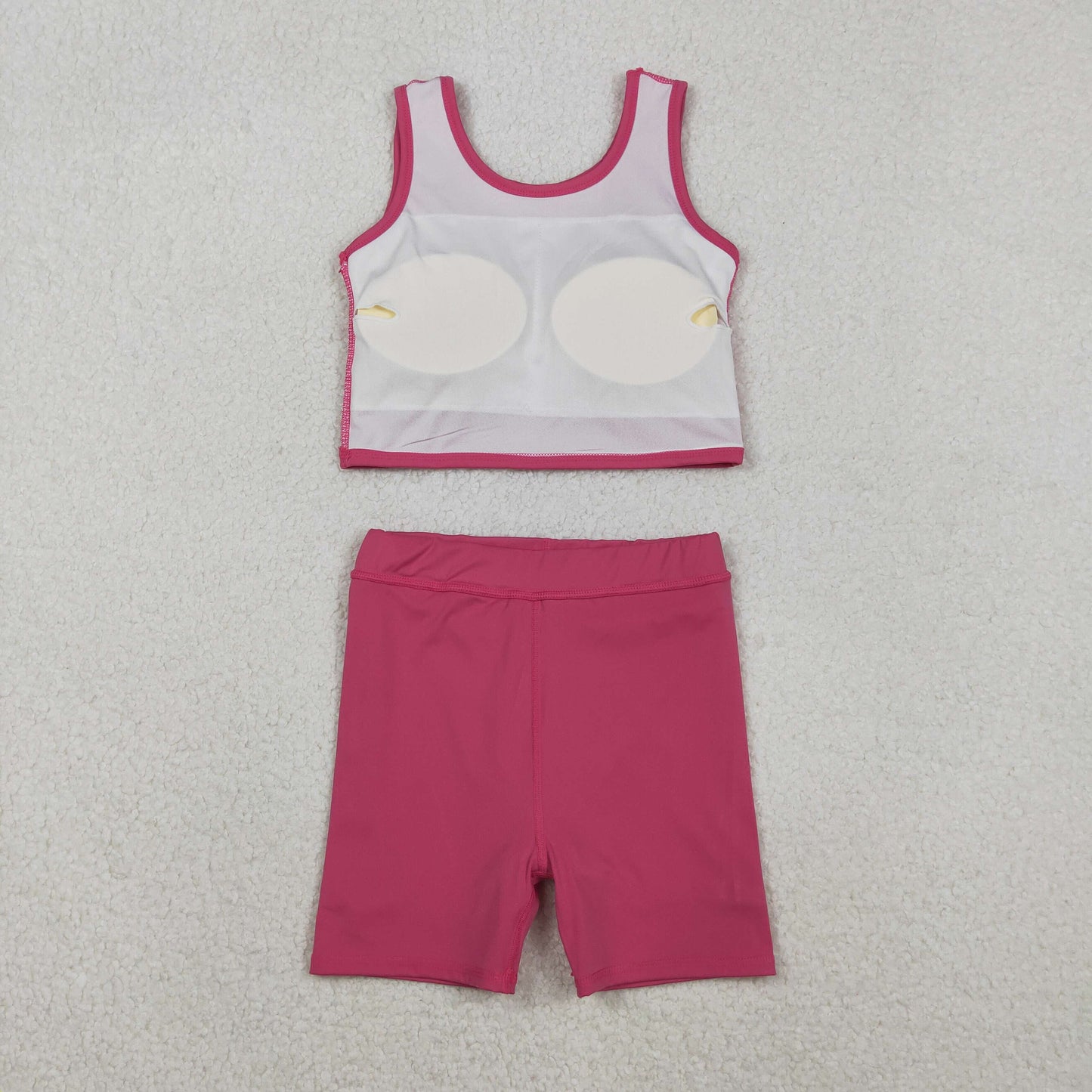 GSD2657  Baby Girls Sleeveless Watermelon Vest Top Short Skirts Yoga Set   D 1111
