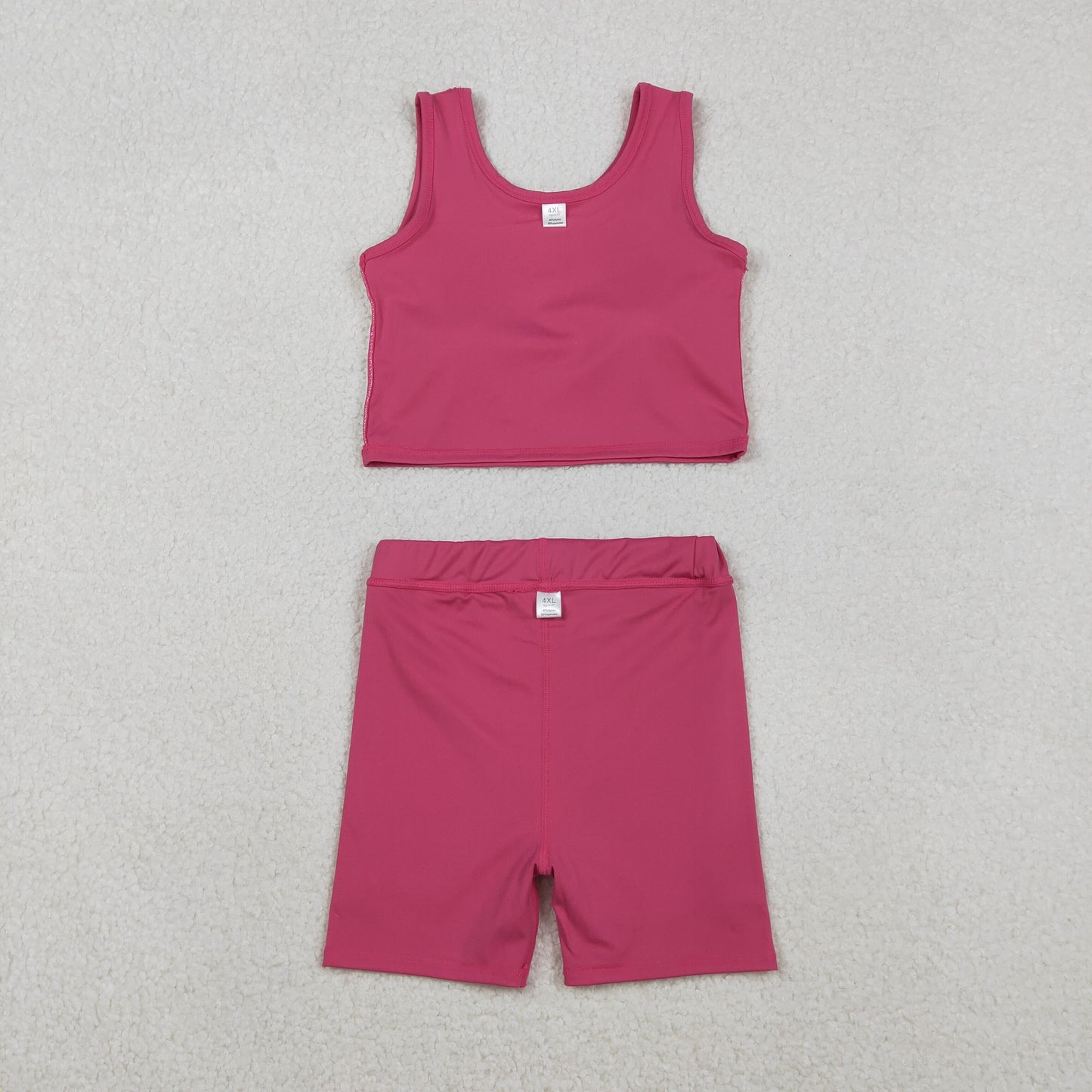 GSD2657  Baby Girls Sleeveless Watermelon Vest Top Short Skirts Yoga Set   D 1111
