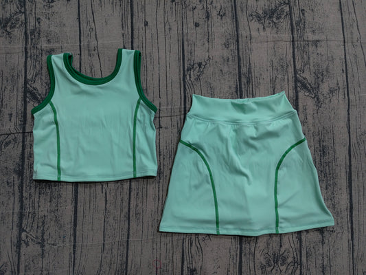 Pre order baby girl active outfit athletic skort set
