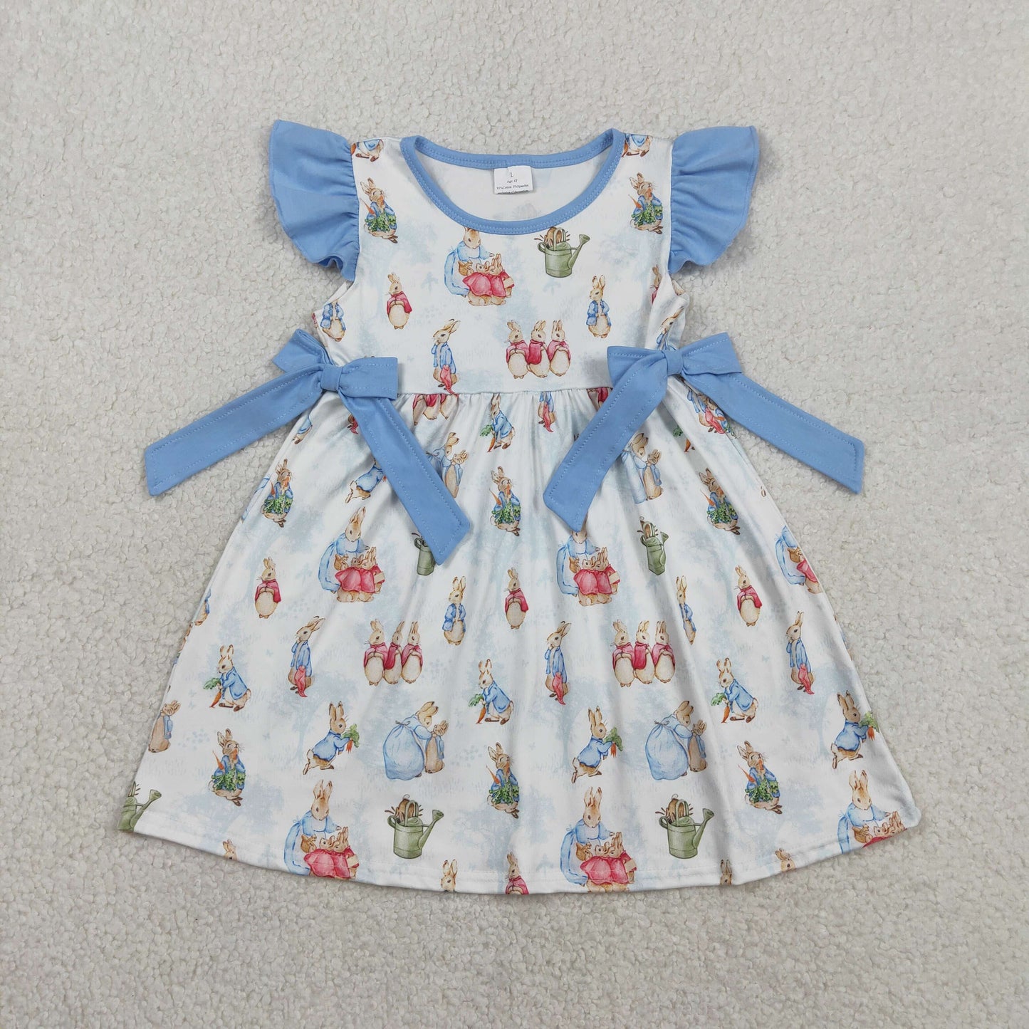 blue peter rabbit dress