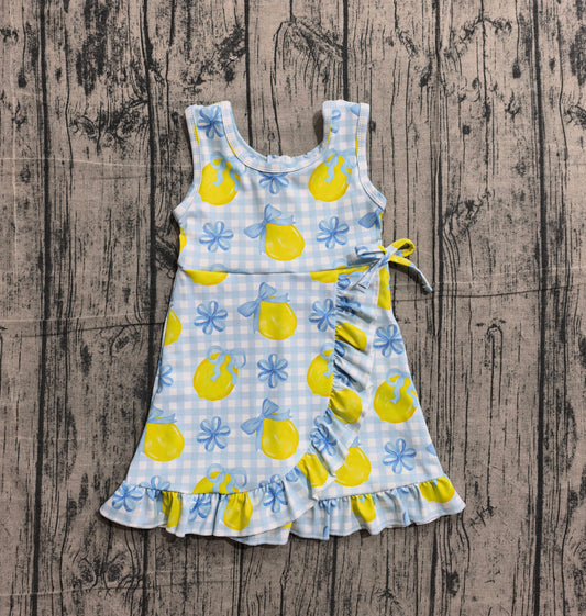 Pre-order blue lemon athletic dress