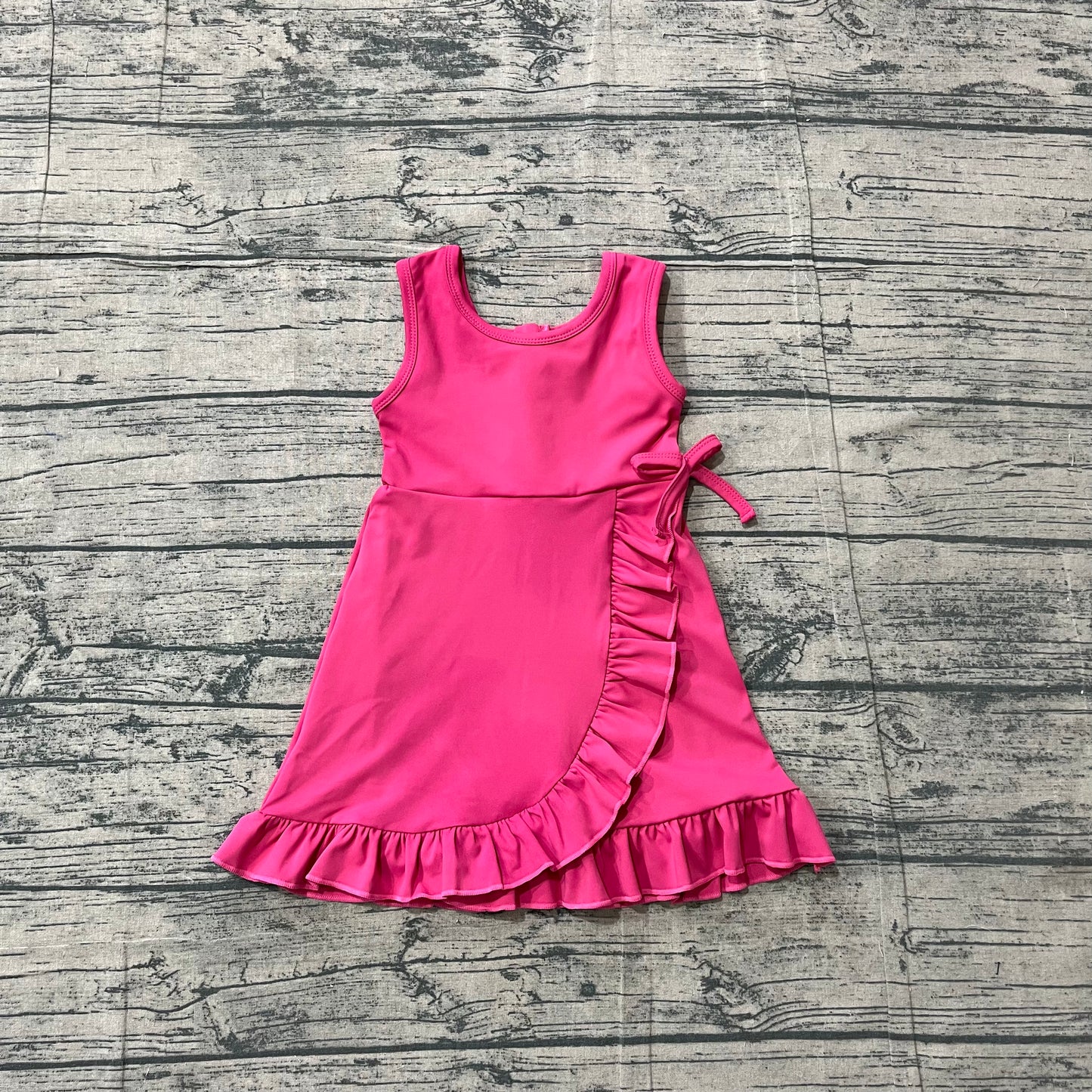 Pre order hot pink ruffle athletic skort dress