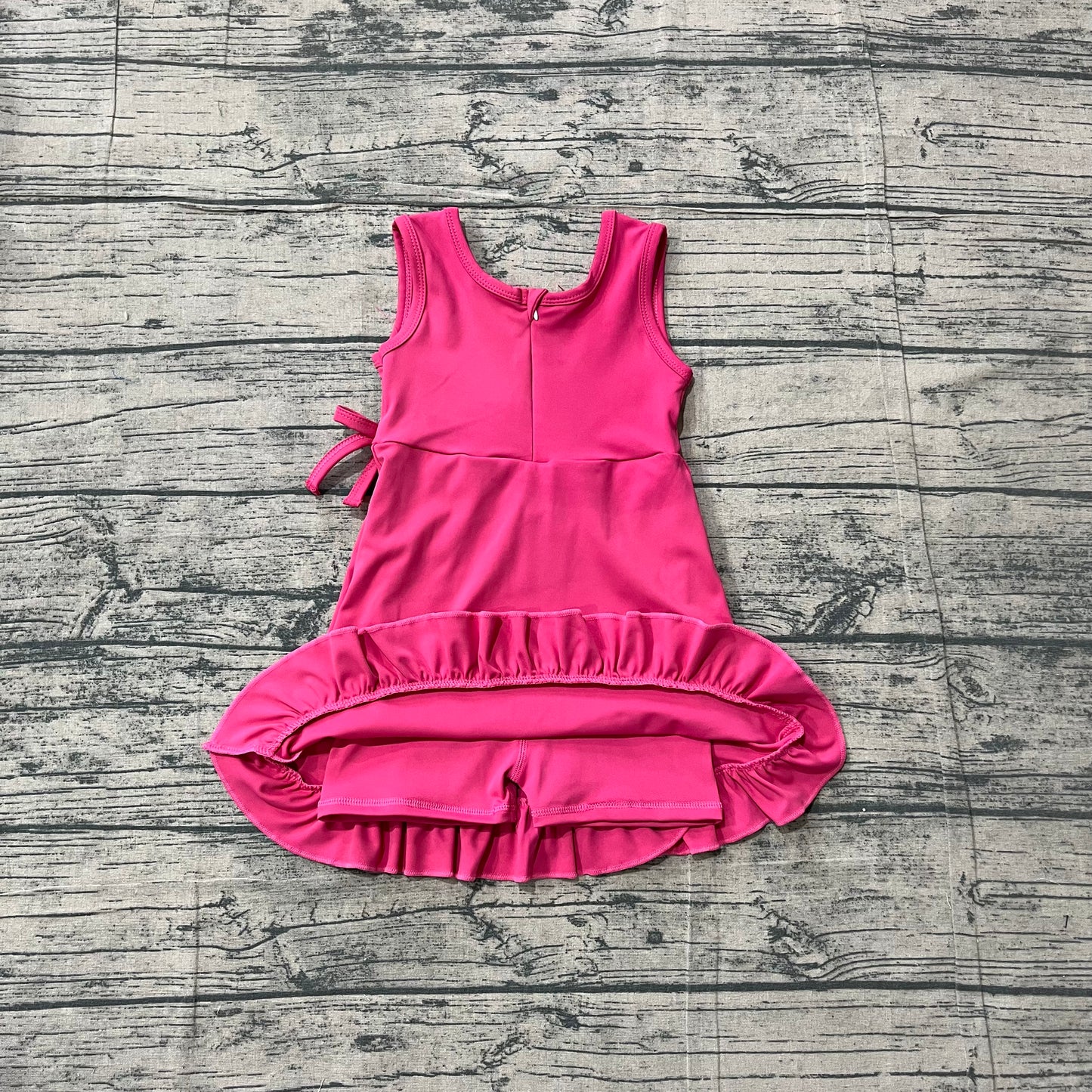 Pre order hot pink ruffle athletic skort dress