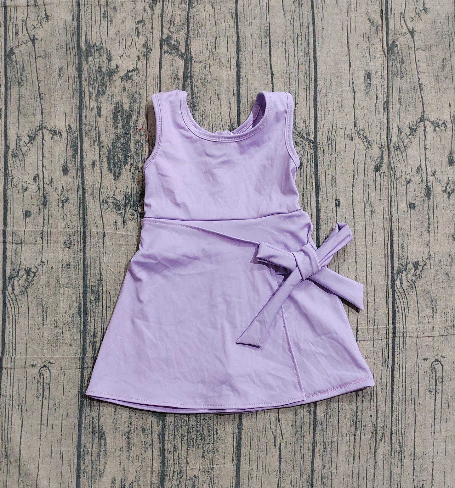 Pre order solid purple athletic skort dress