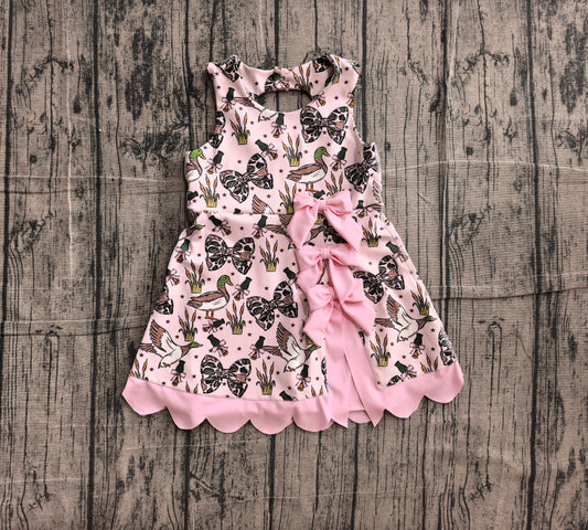 Pre order pink camo coquette mallard athletic scallop dress