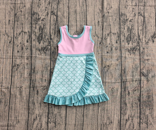 Pre order mermaid ruffle athletic skort dress