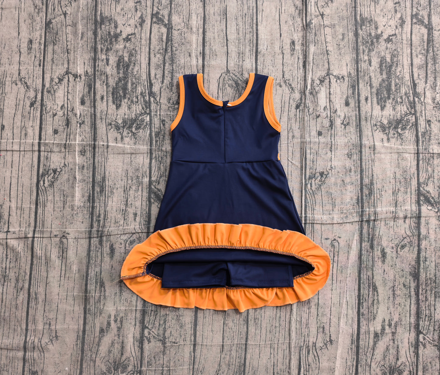 Pre order solid color ruffle athletic skort dress