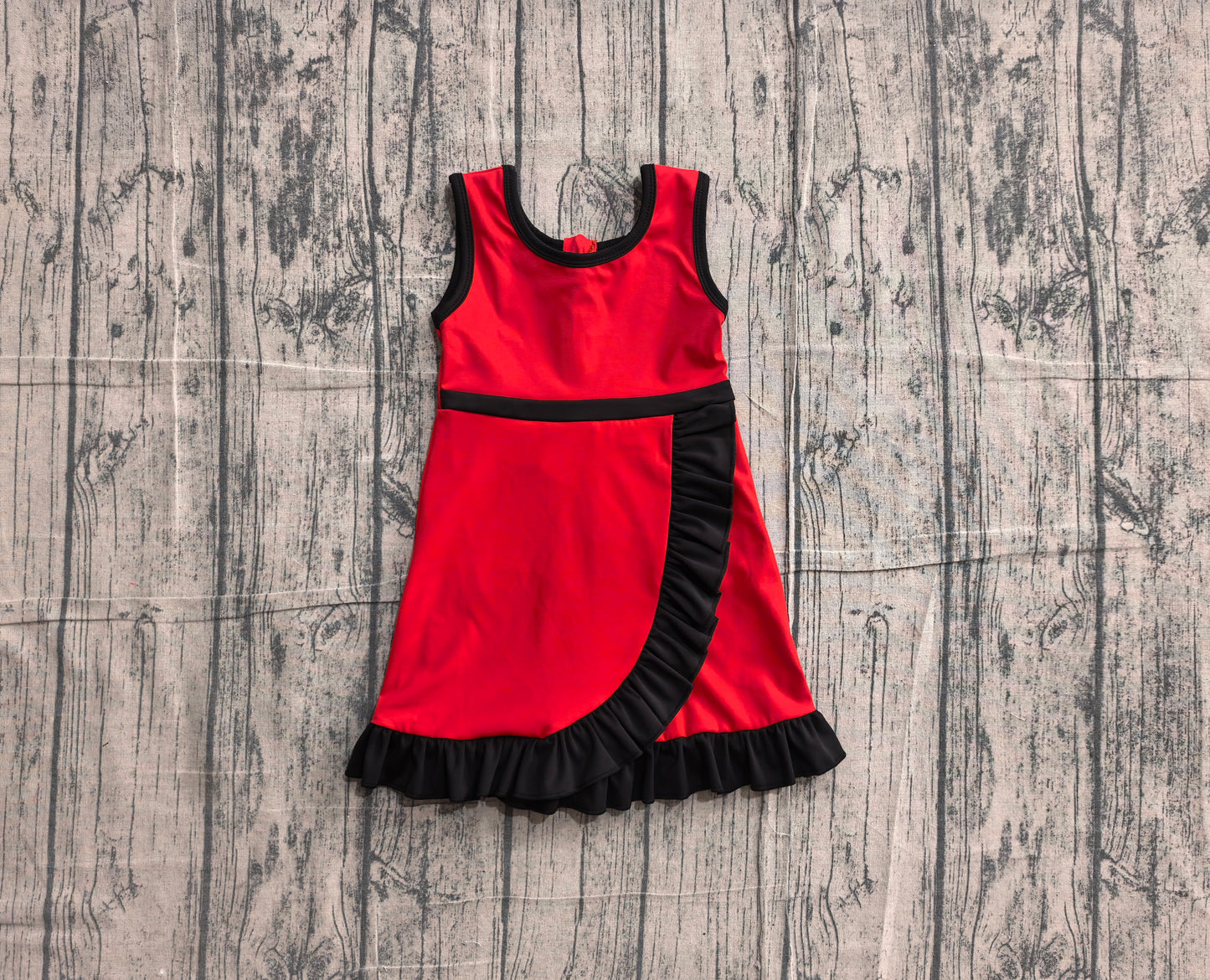 Pre order solid color ruffle athletic skort dress