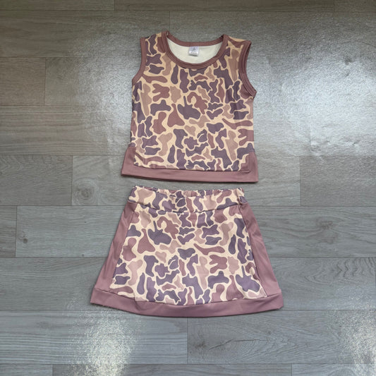 Pre order camo active two pieces athletic outfit