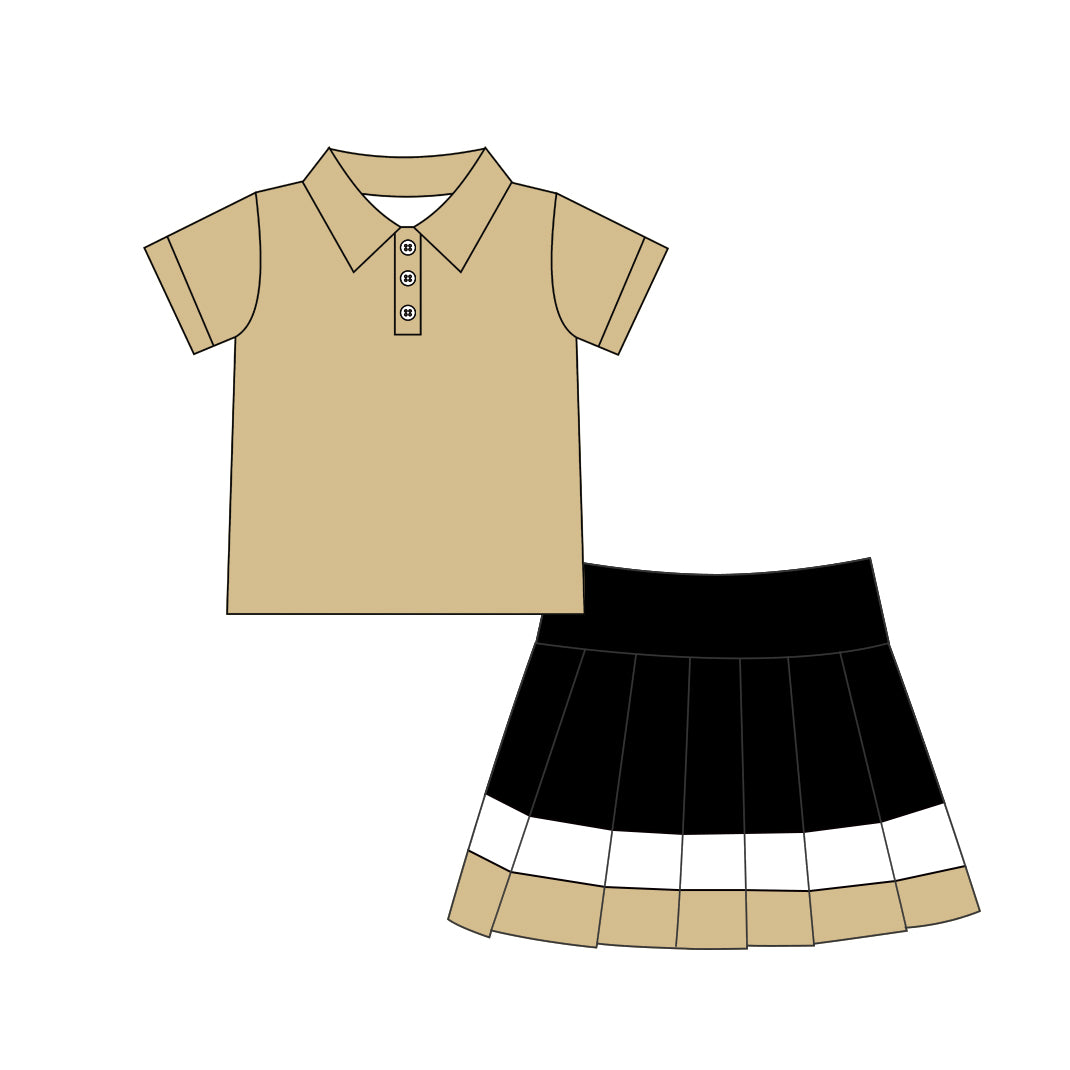 Pre order polo athletic pleated skort set