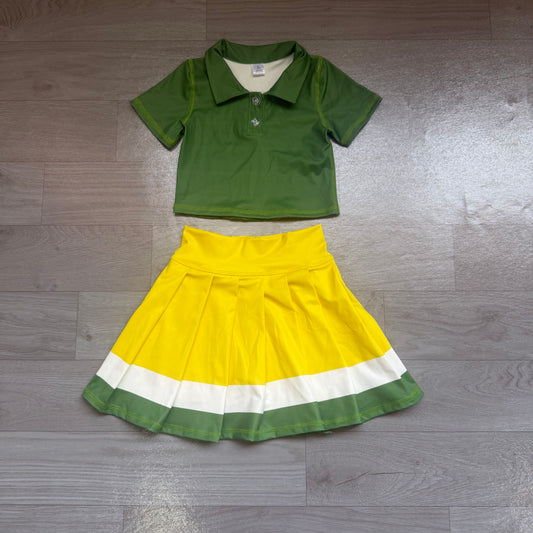 Pre order polo athletic pleated skort set