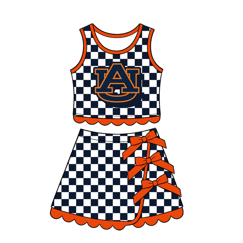 Pre order MOQ 5 team checkered yoga set
