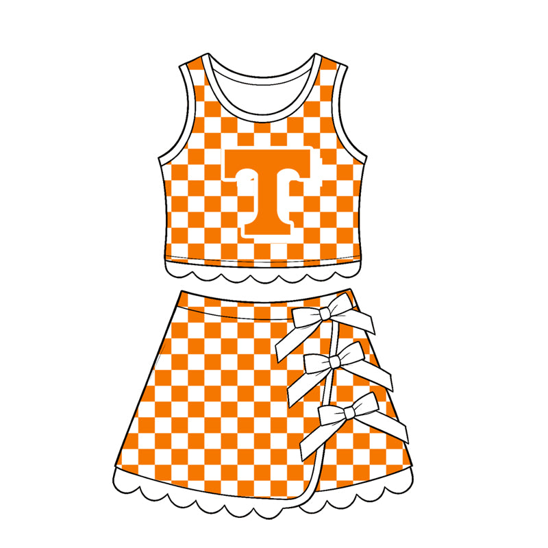 Pre order MOQ 5 team checkered yoga set