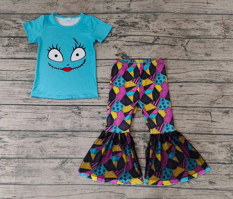 GSPO0821 Kids Girls Nightmare Halloween Outfit