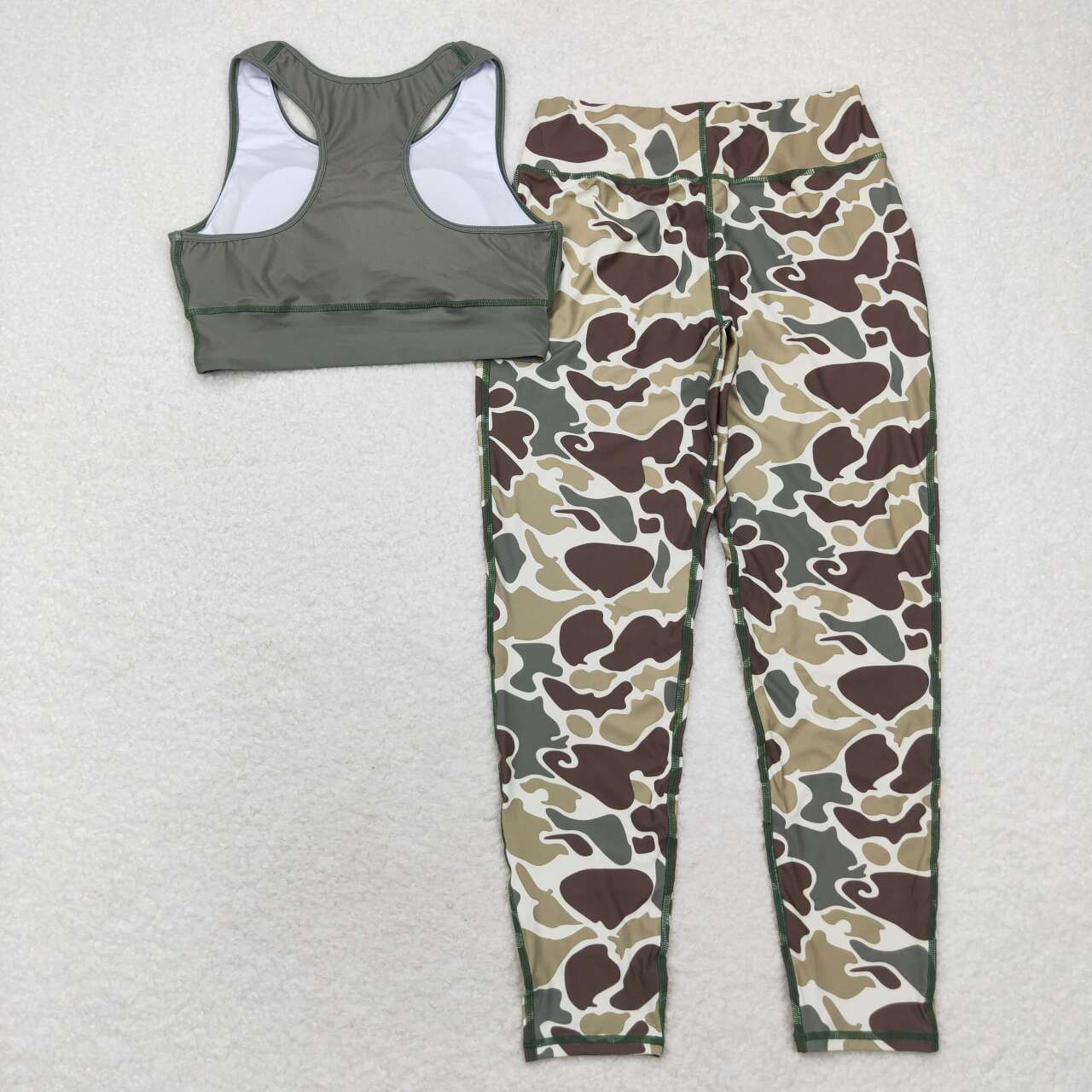 GSPO1665 adult clothes camouflage adult woman yoga wear