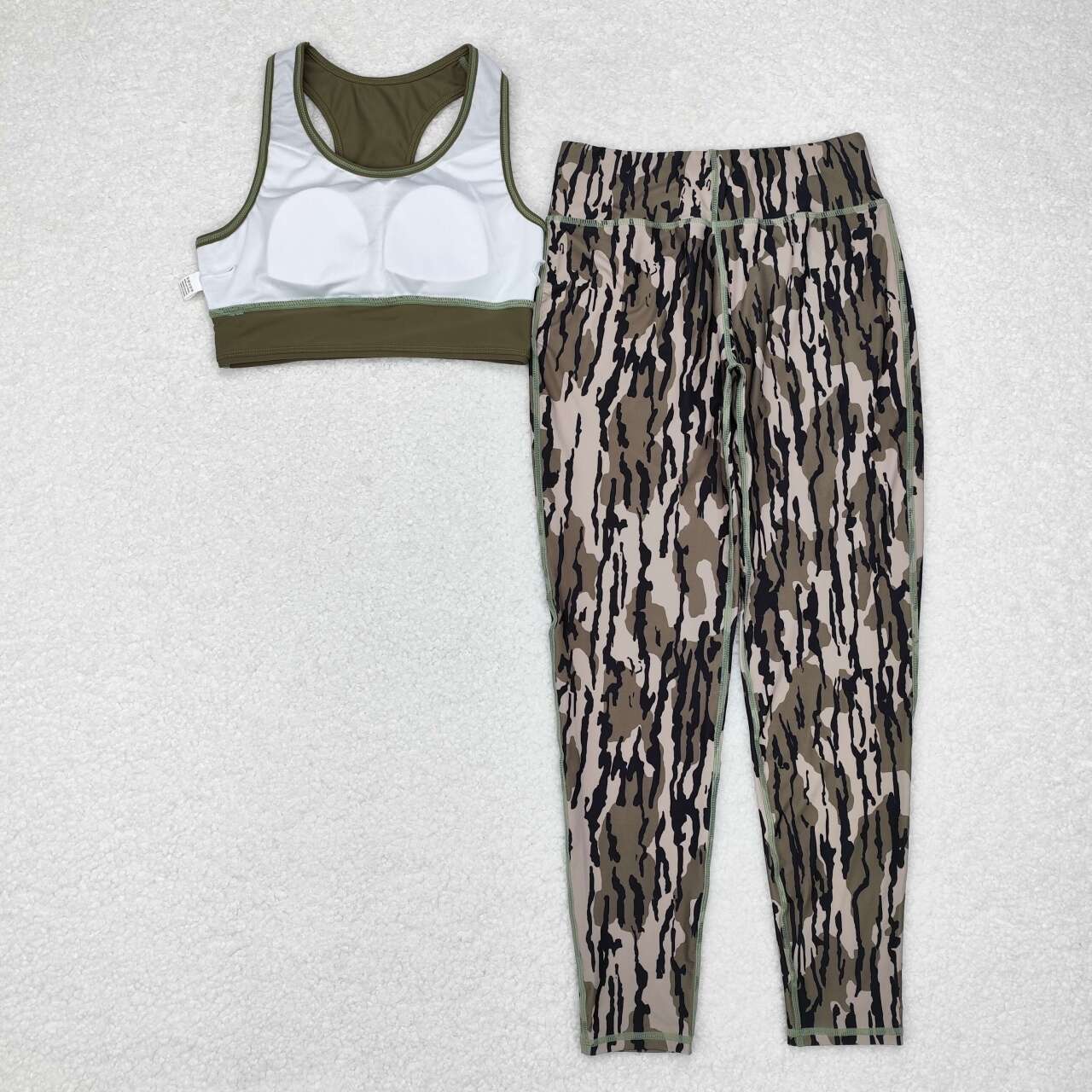 GSPO1666 adult clothes camouflage adult woman yoga wear