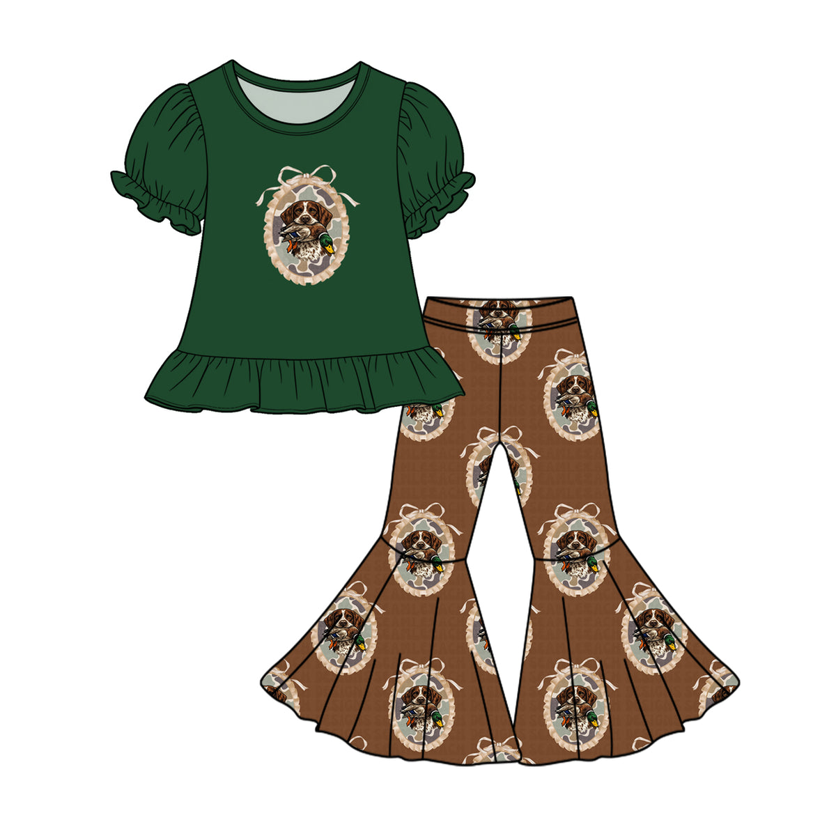 Pre order hunting dog kids clothing