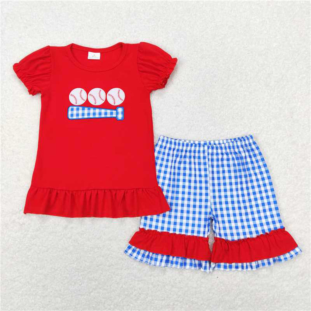 Match Baby Kids Baseball Embroidery Designs Set Romper   D 3.13