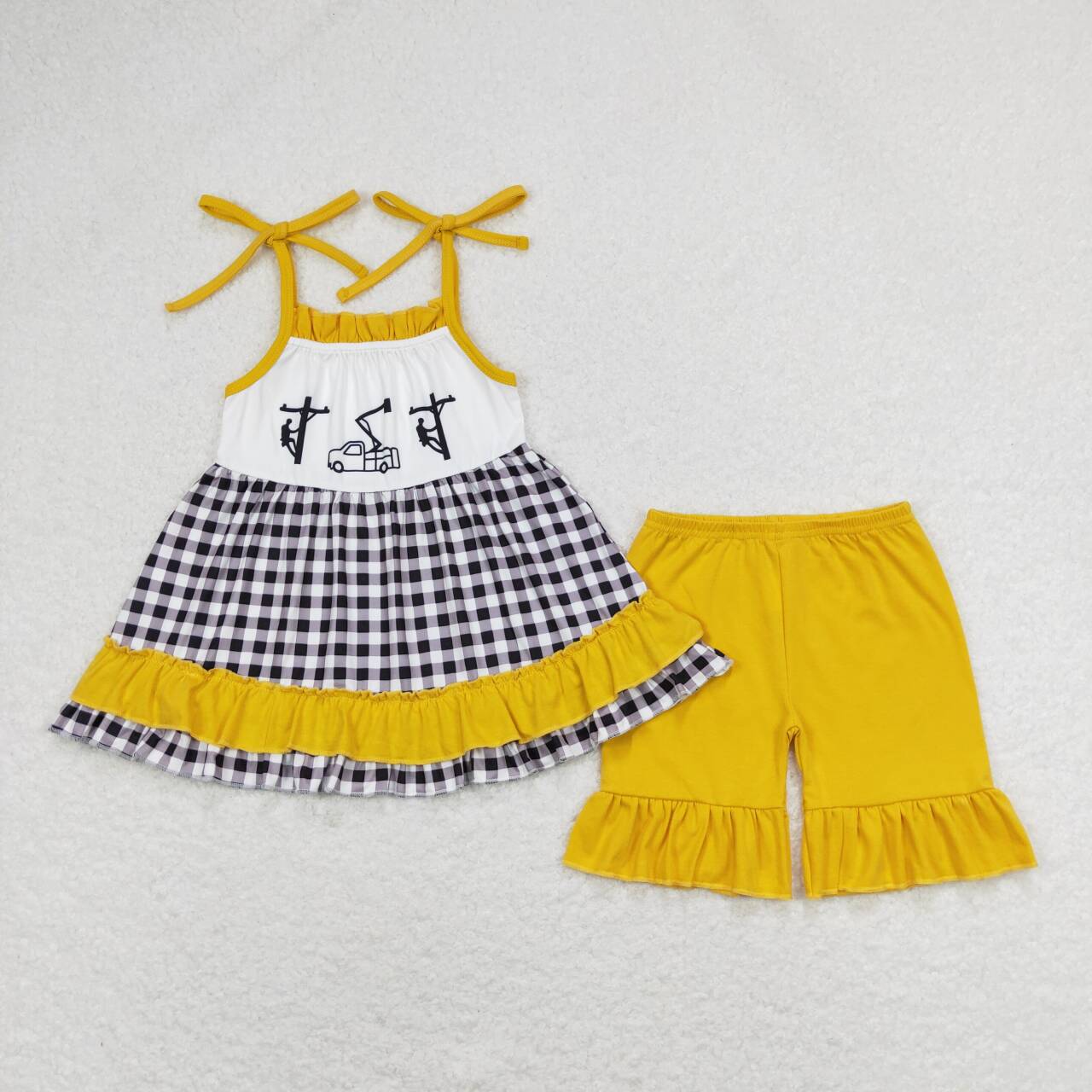 GSSO0771 lineman shorts set